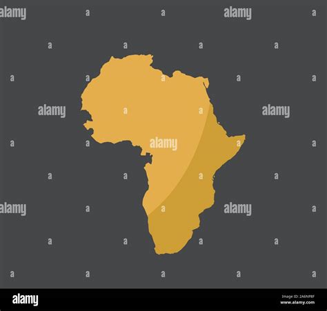 Africa Map Vector Illustration Stock Vector Image And Art Alamy