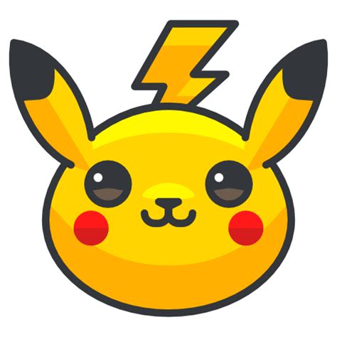 Pikachu Pokemon Pergi Permainan Kartun Icons