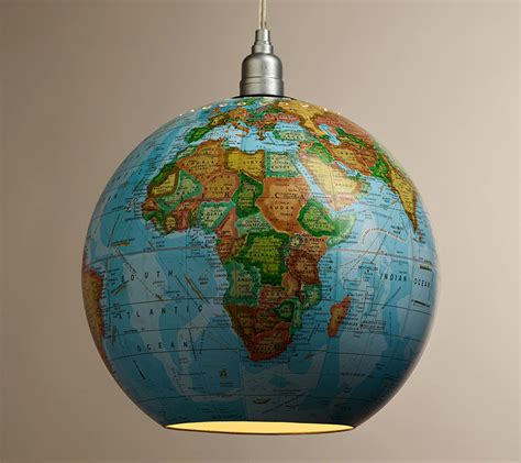 People Are Now Turning Their Old Globes Into Pendant Lights And They