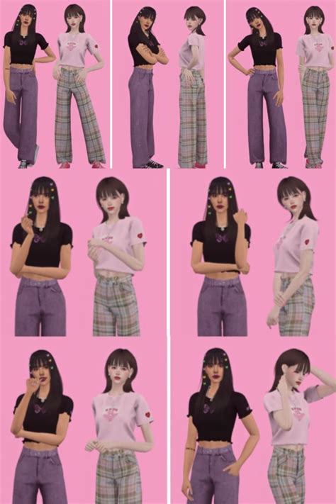 Hongzo Holymoly Solo Ver Sims 4 Poses Posepack Ts4cc The Sims