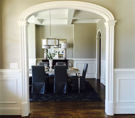 How To Add Trim To Archway Dining Room Arched Entryway Townhouse