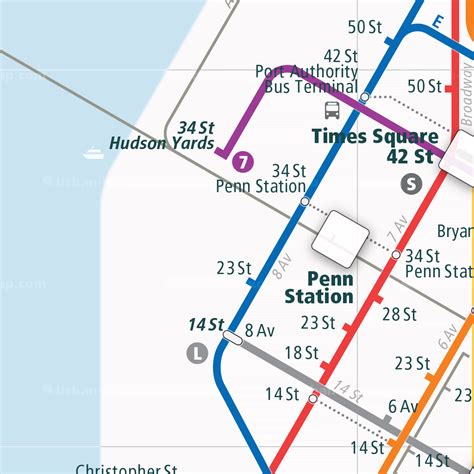 1 Train Route Map Nyc