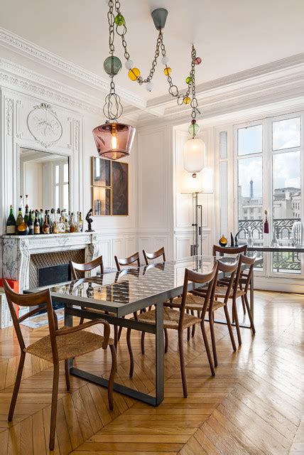 Appartement Haussmannien Classique Chic Salle à Manger Paris