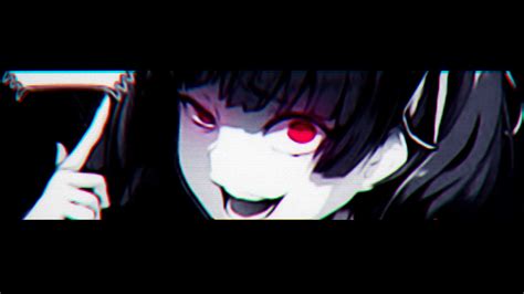 Dark Anime Glitch Wallpaper — Animwallcom