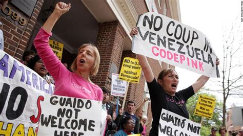 State Department Us Trying To Remove Protesters From Venezuelan Embassy In Dc Cnnpolitics