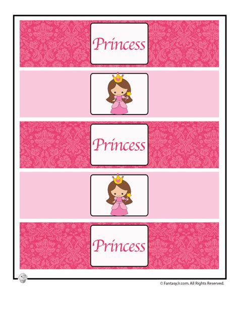 Princess Theme Party Princess Party Princess Party Printables