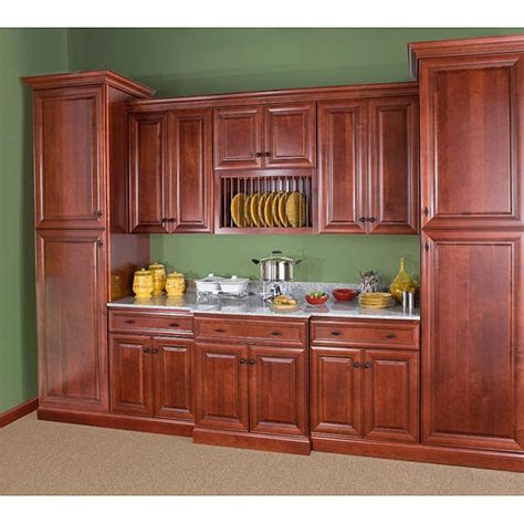 2 door and 1 bottom drawer sink base cabinet (*sink not included) retail price: Cherry Stain/ Chocolate Glaze 24-inch Wide Sink Base ...