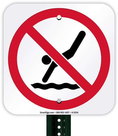 Diving Clipart Competitive Swimming No Diving Warning Sign Png