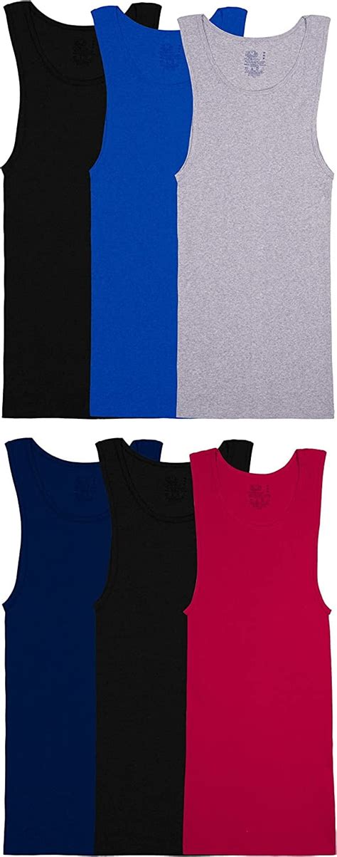 Fruit Of The Loom Men S Cotton A Shirts Tank Tops Undershirts