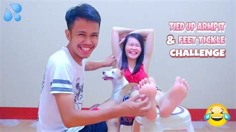 Armpit And Feet Tickle Challenge Dacrisnity Youtube
