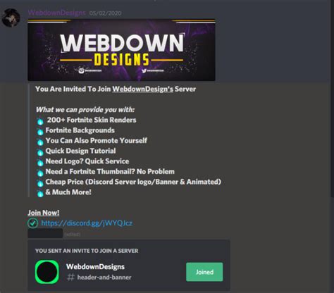 Discord Advertising Template