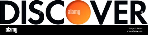 Discover Logo Credit Card Company Germany Stock Photo Alamy