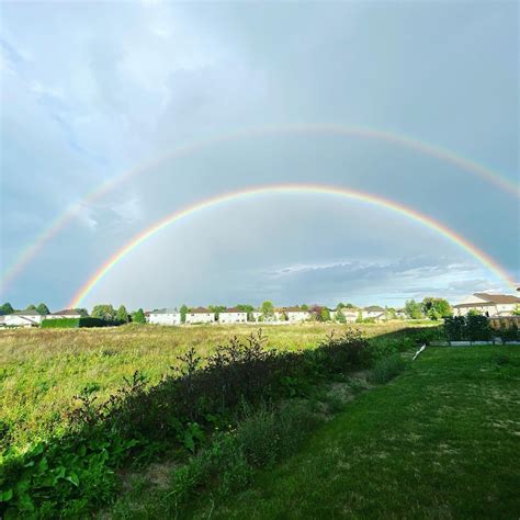 Stunning Double Rainbow Captured Over Barrhaven