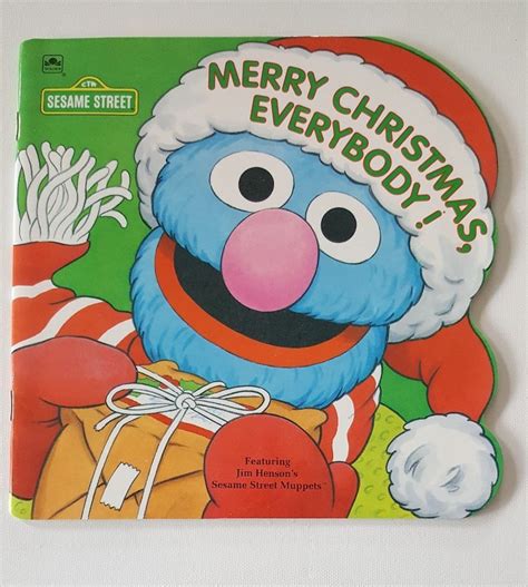 Merry Christmas Everybody Sesame Street By Constance Allen 1999
