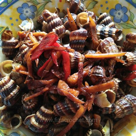Dan saya juga tahu ramai yang tidak sukakannya kerana faktor ianya sejenis makanan. Siput Sedut Masak Kicap