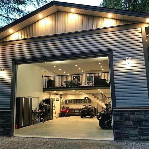 Lifted Trucks Liftedtrucks Garage Design Pole Barn Homes Garage