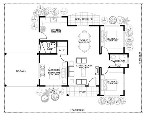 The Blue House Design With 3 Bedrooms Pinoy House Plans