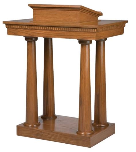 Trinitys 8300 Series Open Tiered Pulpit Features A Welcoming Open Base