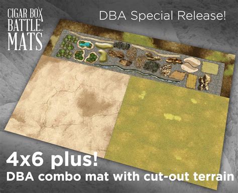 Dba Combo Gaming Battle Mat 4x6 Plus 124 Cigar Box Battle Store
