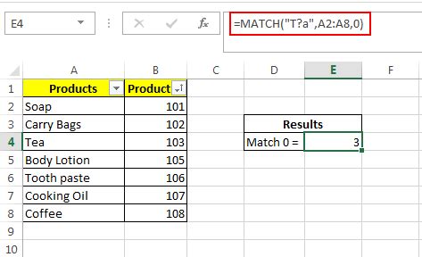 Yes, you get it right. Excel Match Function - How To Use