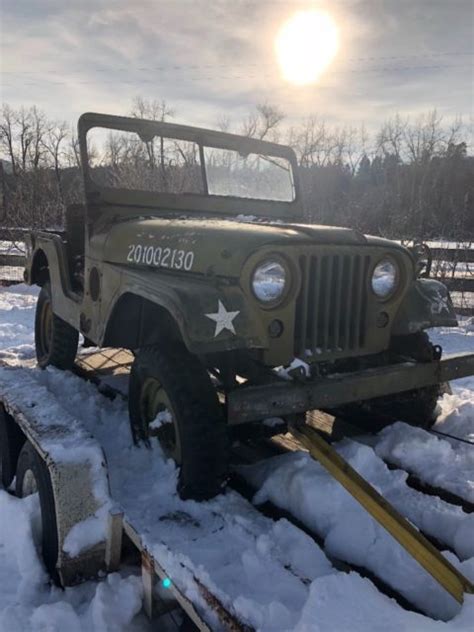 1954 Willys Jeep M38a1 Military Army For Sale In Bozeman Montana