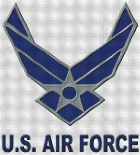 Cross Stitch Chart Pattern Usaf United States Air Force