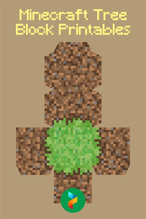 10 Best Minecraft Tree Block Printables Images And Photos Finder