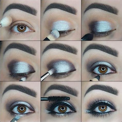 How To Do Silver Smokey Eye Makeup Style Wile