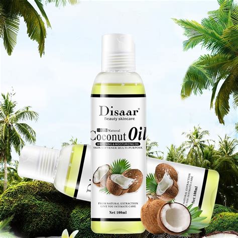 100 Natural Organic Coconut Oil Body Face Massage