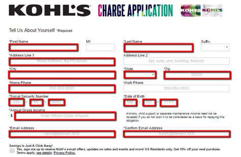 Maybe you would like to learn more about one of these? Kohls credit card online application