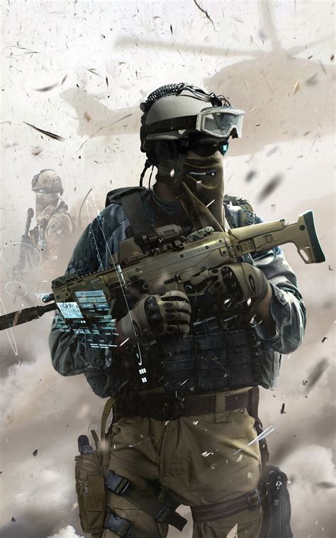 Ghost Recon Video Games Tactical Special Forces Portrait Display