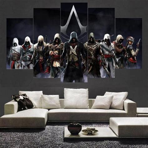 Assassins Creed Character Inspired Canvas Wall Art
