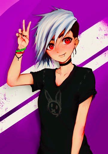 Anime Style Punk Girl Art Amino