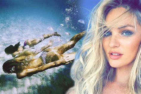 Candice Swanepoel Shows Off Pert Bottom In Insanely Sexy Underwater
