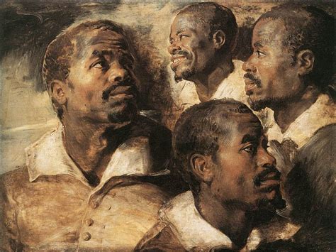 Two African Men By Rembrandt Van Rijn Dailyart Magazine