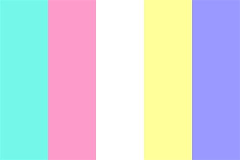 Anime Pastels Basic Color Overview Color Palette