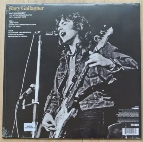 Rory Gallagher Bbc In Concert 1972 Lp Ltd Edition Green Vinyl Sealed