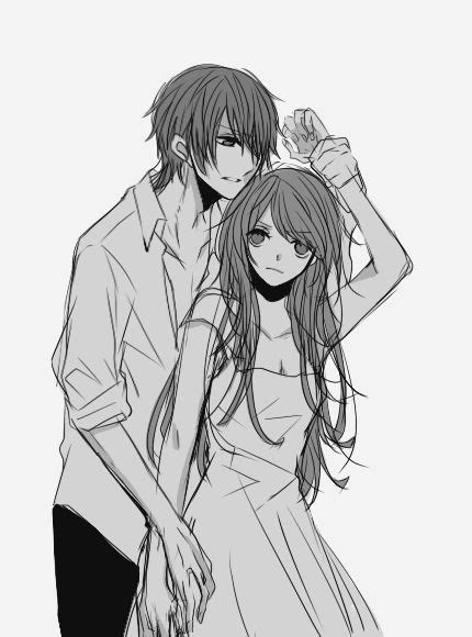 Resultado De Imagen Para Dibujos De Parejas A Lapiz Couple Manga Manga Couples Anime Love
