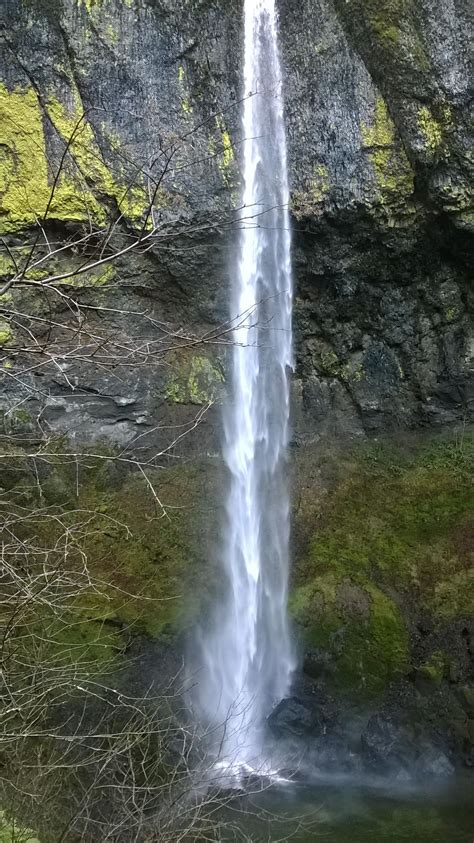 Elowah Falls Oregon Waterfall Outdoor Sligo