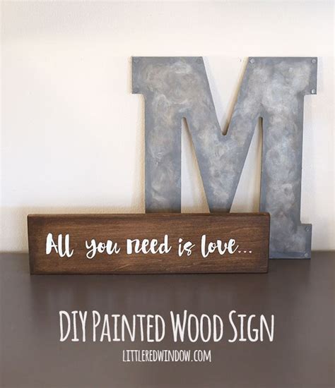 Diy Painted Wood Sign Painted Wood Signs Easy Diy Ts Diy Painting