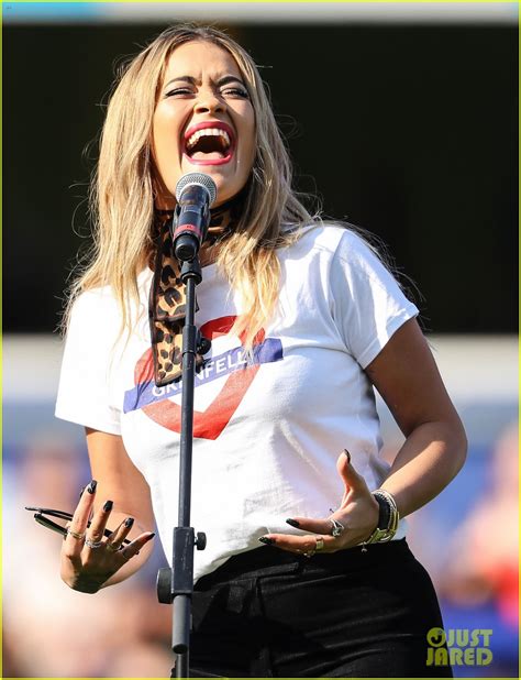 Rita Ora And Marcus Mumford Take Part In Charity Soccer Match Photo