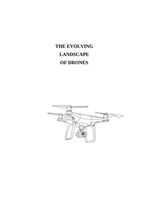 Pdf The Evolving Landscape Of Drones