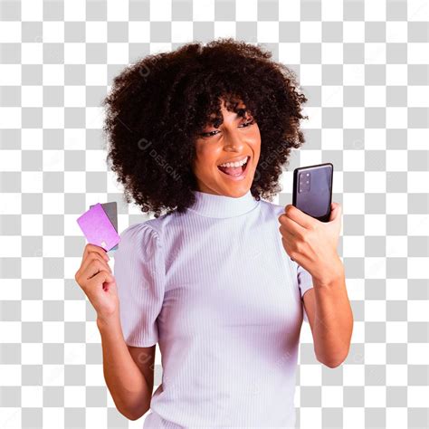 Mulher Morena Segurando Cartão De Crédito Mostrando Novo Modelo De
