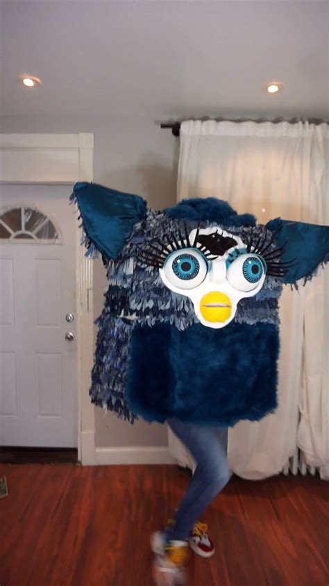 My Life Sized Denim Furby I Spent A Month Making Roddbodyfurby