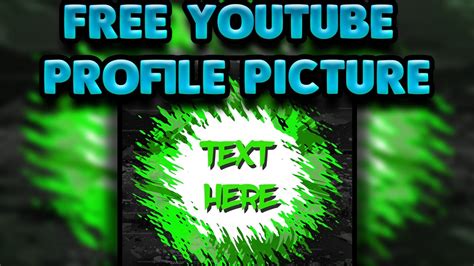 Free Youtube Profile Picture Template Youtube