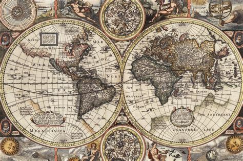 48 World Map Screensaver Wallpaper