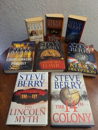 Steve Berry Cotton Malone Series 3 Paperback 5 Hardcover 1st Edition