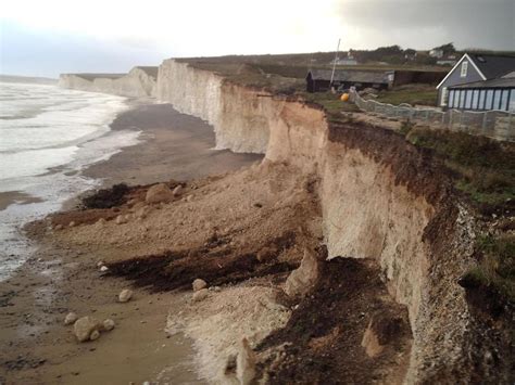 Uk Weather British Coasts Suffer Years Of Erosion In Hours Of Storms