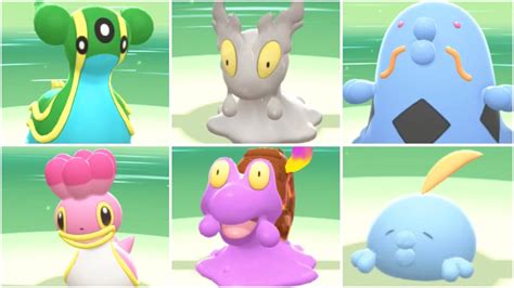 Full Snail And Slug Pokemon Team Shiny Magcargo Slugma Gastrodon