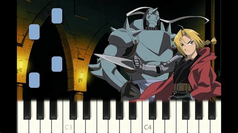 Fullmetal Alchemist Opening 1 Song - piano tutorial "AGAIN" Fullmetal Alchemist Brotherhood, Opening 1, YUI